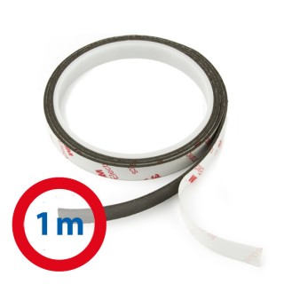 Bandă magnetică de neodim cu autoadeziv puternic 10x1,5 mm - lungime 1 m
