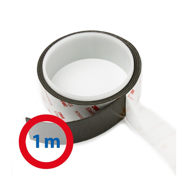 Bandă magnetică de neodim cu autoadeziv puternic 30x1,5 mm - lungime 1 m
