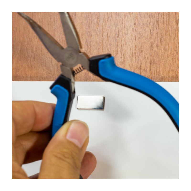 Magnet neodim cu autoadeziv 3M, 20x10x1 mm, grosime autocolantă 0,06 mm