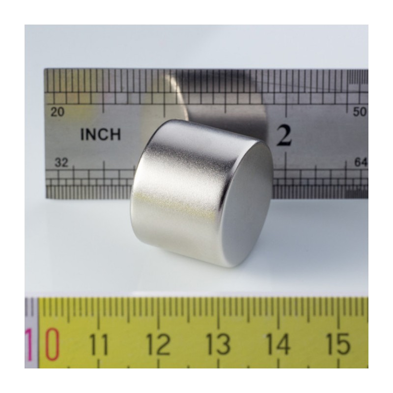 Magnet neodim cilindru cu diam.25,8x20 N 80 °C, VMM7-N42