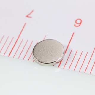 Magnet neodim cilindru cu diam.6x1 N 80 °C, VMM8-N45