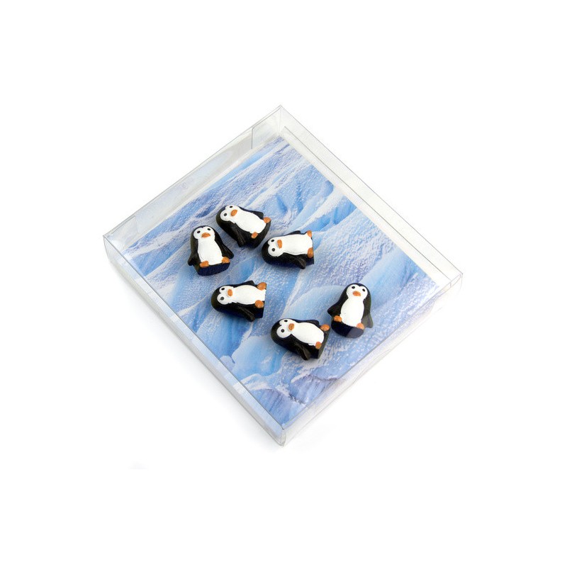 Magneți de frigider - pinguini - 6 buc.