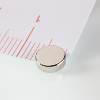 Magnet neodim cilindru cu diam.6x2 N 80 °C, VMM8-N45