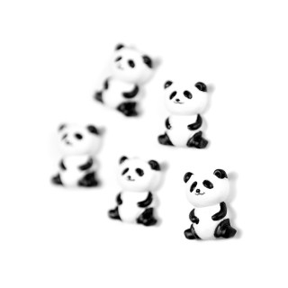 Magneți de frigider - ursuleți panda - 5 buc