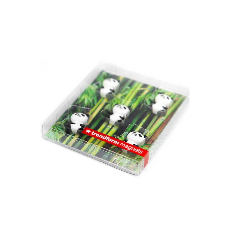 Magneți de frigider - ursuleți panda - 5 buc
