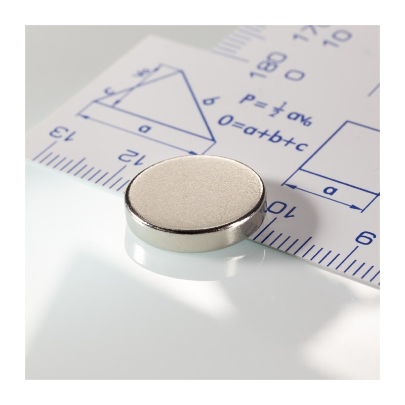 Magnet neodim cilindru cu diam.15x3 N 80 °C, VMM8-N45