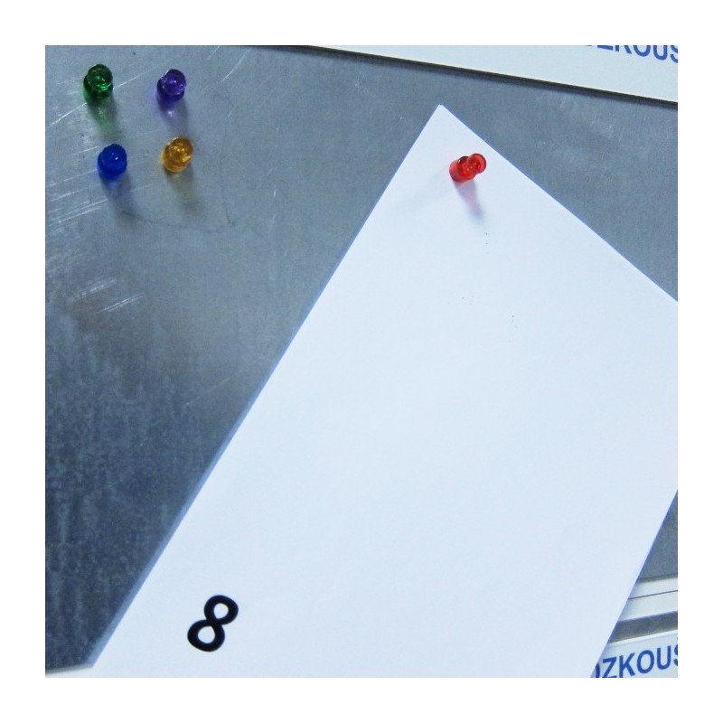 Magneți puternici conici colorati diam.10x17,5 - amestecate - set 10 buc