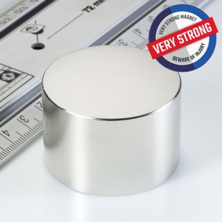 Magnet neodim cilindru cu diam.45x30 N 80 °C, VMM8-N45