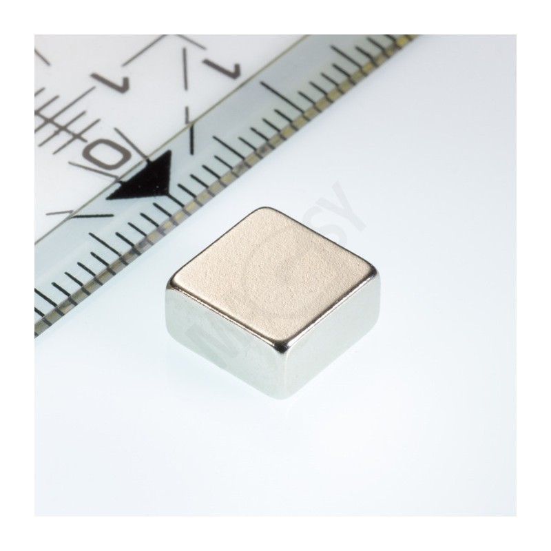 Magnet neodim bloc 8x8x4 N 80 °C, VMM8-N45
