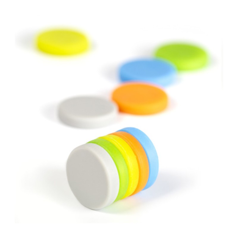 Magneti în carcasă silicon - set 10 buc