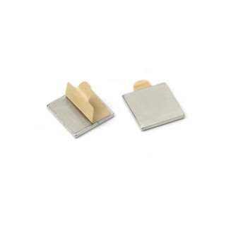 Magnet neodim cu autoadeziv 10x10x1 N 80 °C - set 2 buc, VMM4-N35