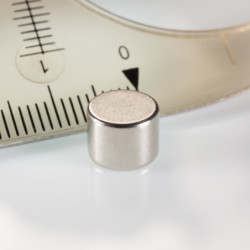 Magnet neodim cilindru cu diam.8x6 N 80 °C, VMM4-N35
