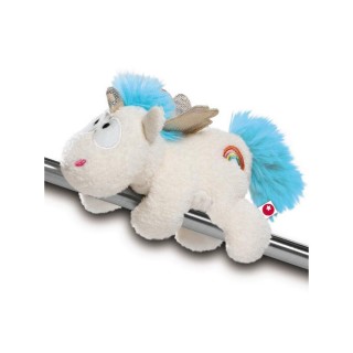 Magnet de pluș „unicorn curcubeu” – 4 x magnet cusut