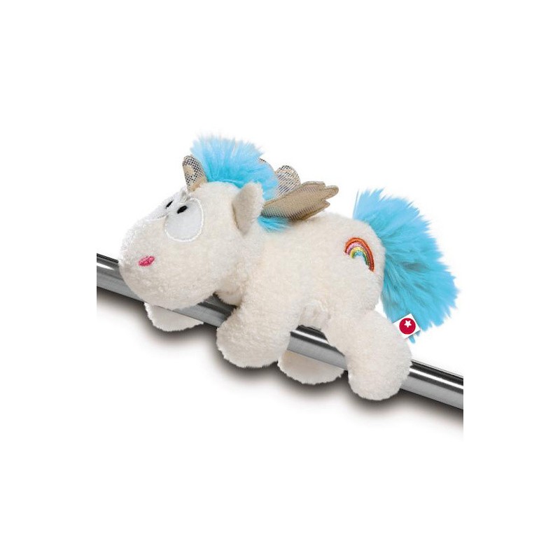 Magnet de pluș „unicorn curcubeu” – 4 x magnet cusut