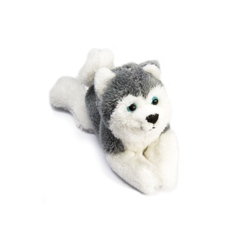 Magnet de pluș „husky” – 2 x magnet cusut în picioarele din față