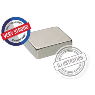 Magnet neodim bloc 50x50x15 N 120 °C, VMM4H-N35H