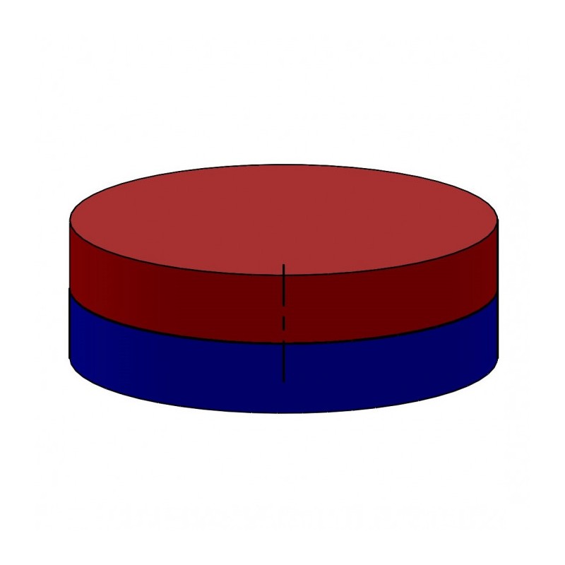 Magnet neodim cilindru cu diam.3x2 E 80 °C, VMM7-N42