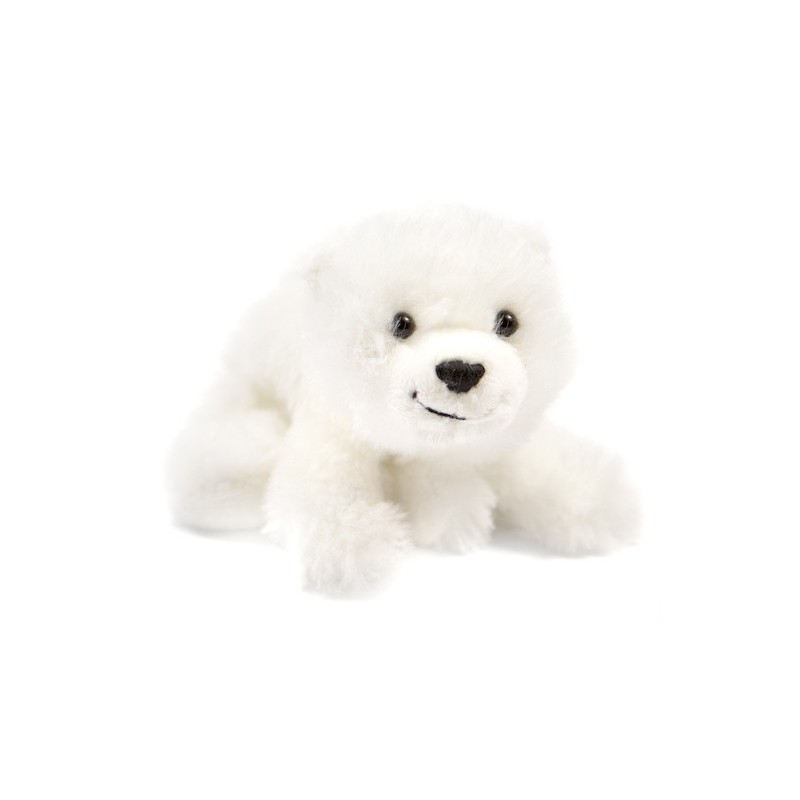 Magnet de pluș „urs polar” – 2 x magnet cusut în picioarele din față