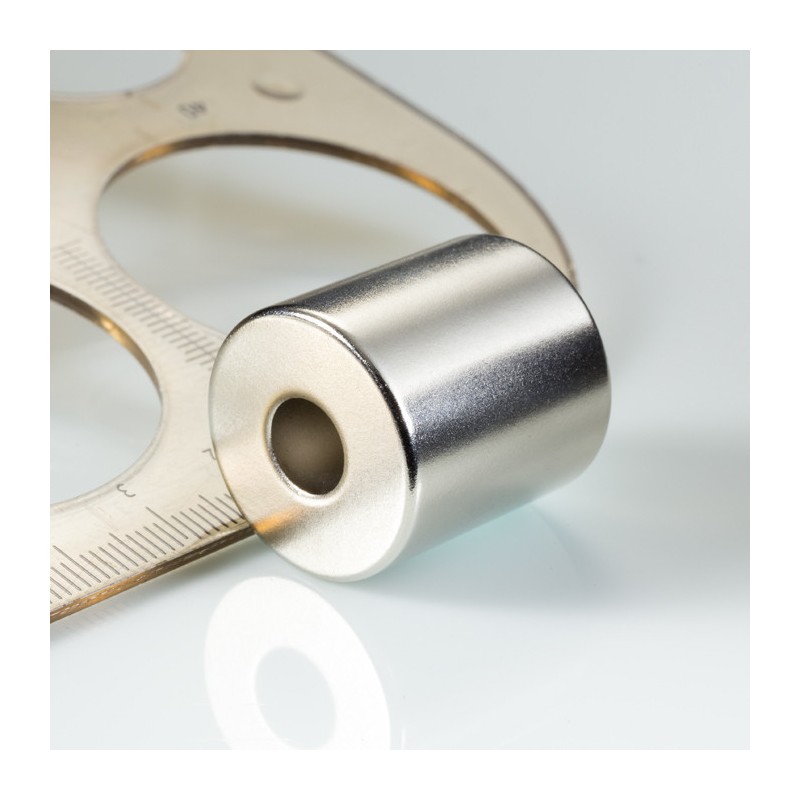 Magnet neodim inel cu diam.23x diam.8x25 N 80 °C, VMM4-N35