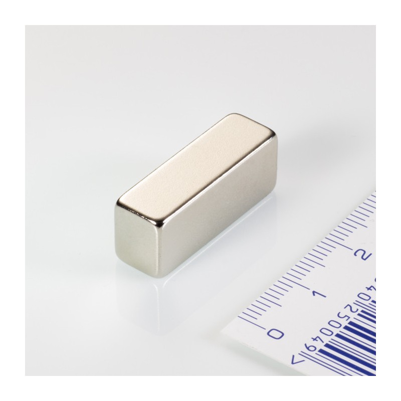 Magnet neodim bloc 25x10x8 N 80 °C, VMM4-N35