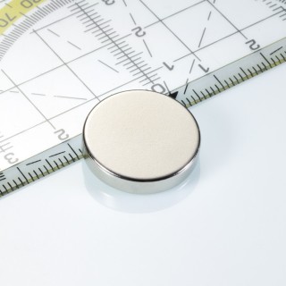Magnet neodim cilindru cu diam.20x4 N 80 °C, VMM10-N50