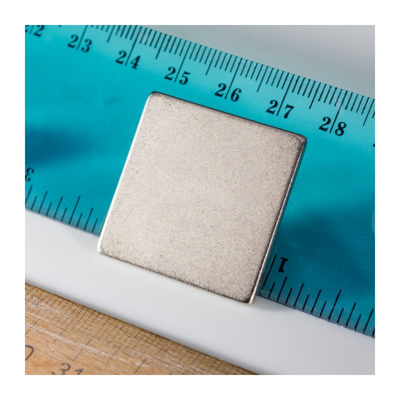 Magnet neodim bloc 30x30x2 N 80 °C, VMM10-N50