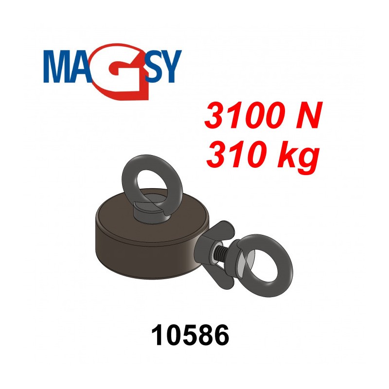 Fishing magnet 2x310Kg