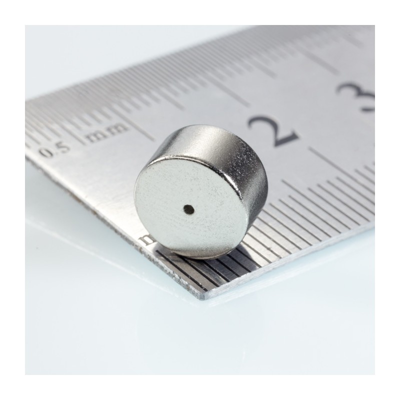 Magnet neodim inel cu diam.9x diam.0,8x5 N 80 °C, VMM10-N50