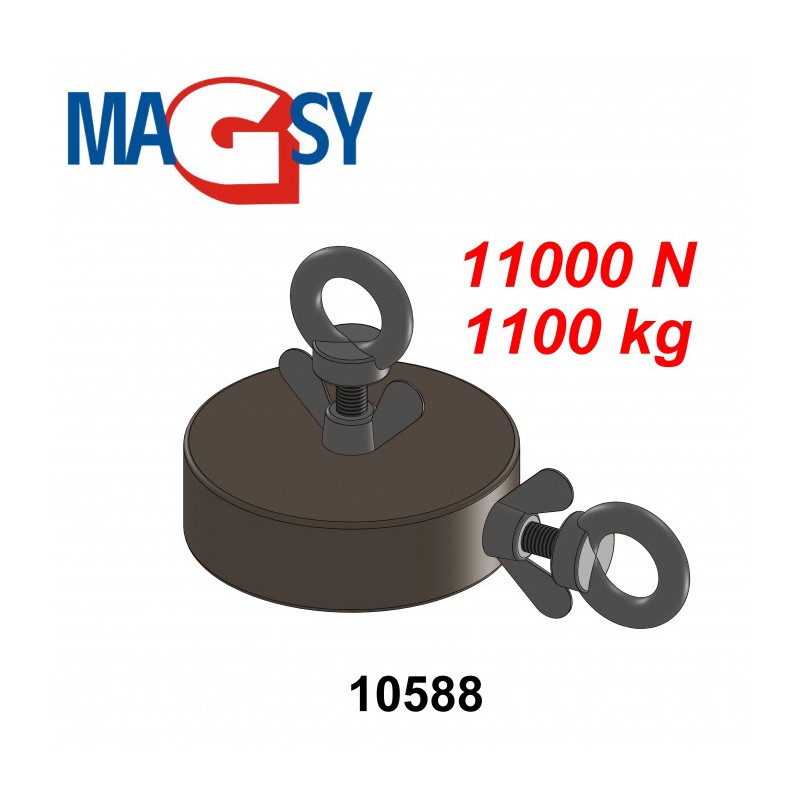 Fishing magnet 2x1100Kg