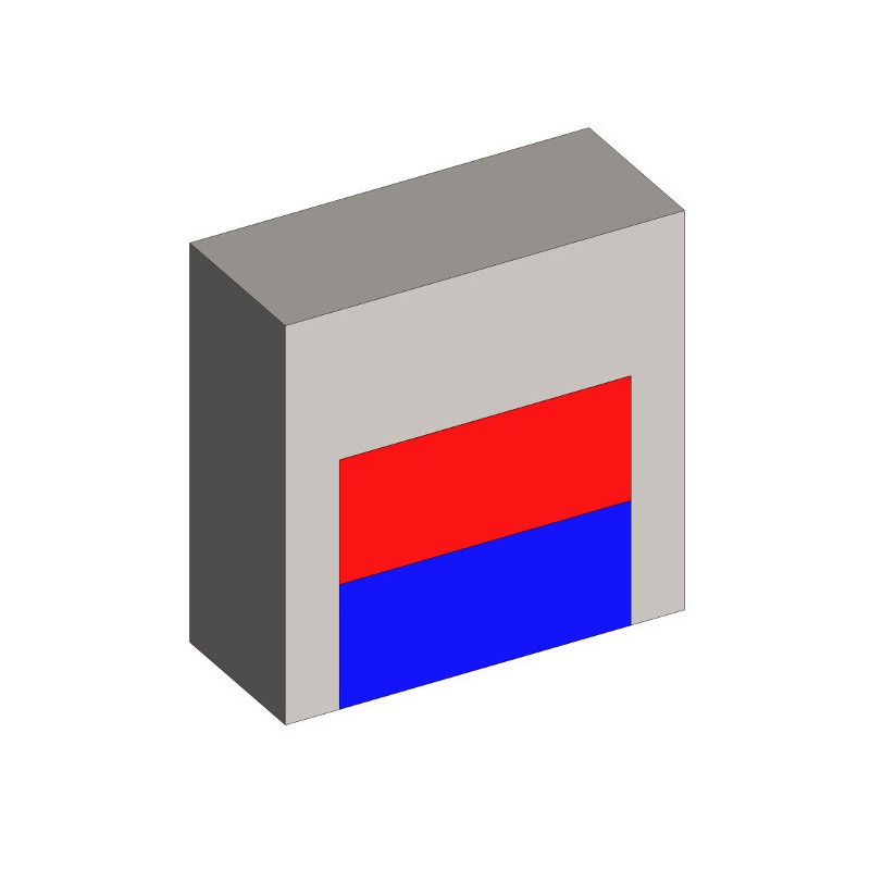 Magnet oală cub 8x8 mm
