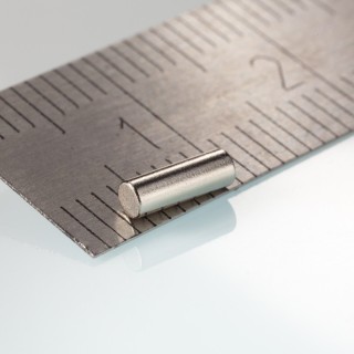 Magnet neodim cilindru cu diam.2x6 N 80 °C, VMM4-N35