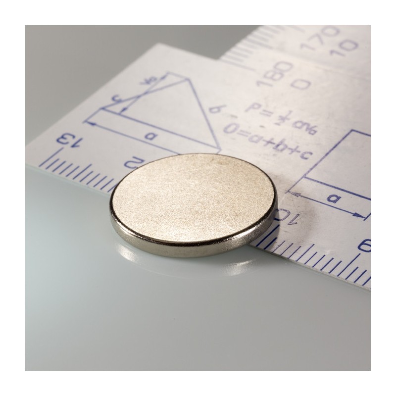 Magnet neodim cilindru cu diam.18x2 N 80 °C, VMM4-N35