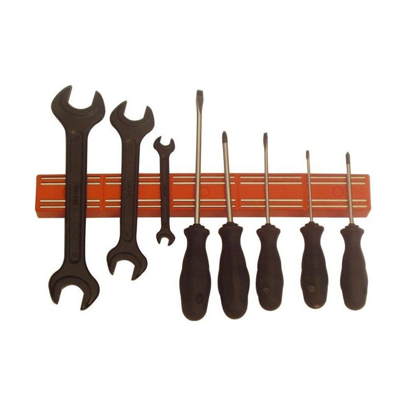Bară magnetică pentru atelier sau uz casnic albă