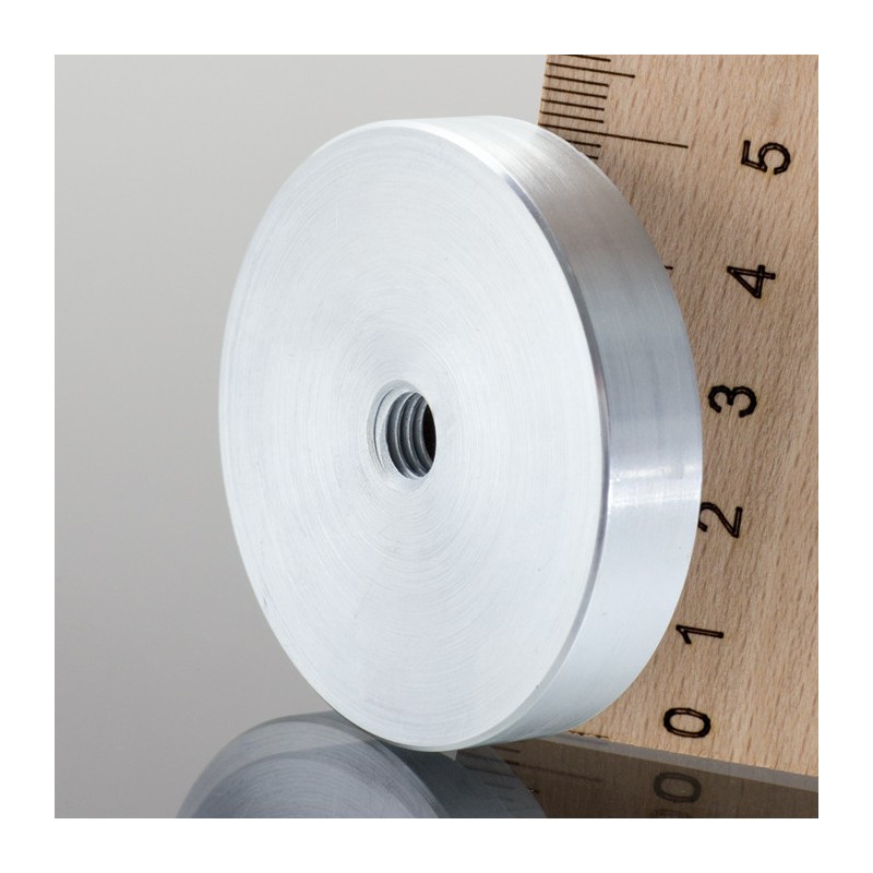 Magnet oală diam. 50 x înălțime 10 mm cu filet interior M8-6H-N
