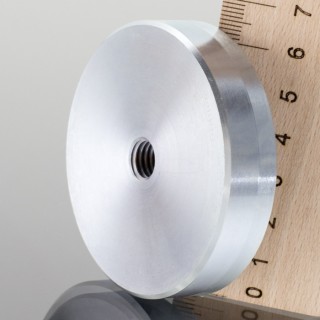 Magnet oală diam. 63 x înălțime 14 mm cu filet interior M10-6H