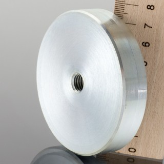 Magnet oală diam. 75 x înălțime 15 mm cu filet interior M10-6H