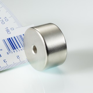 Magnet neodim inel cu diam.29x diam.5,1x16 N 80 °C, VMM10-N50