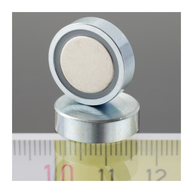 Magnet oală diam. 16 x înălțime 4,5 mm, fără filet