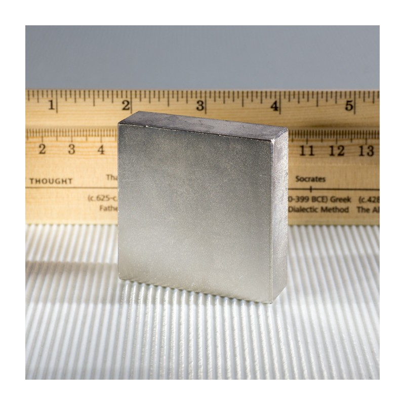 Magnet neodim bloc 50x50x15 N 80 °C, VMM4-N35
