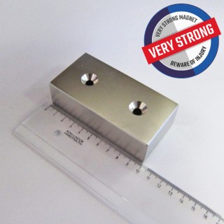 Magnet neodim bloc 100x50x30 N 80 °C, VMM10