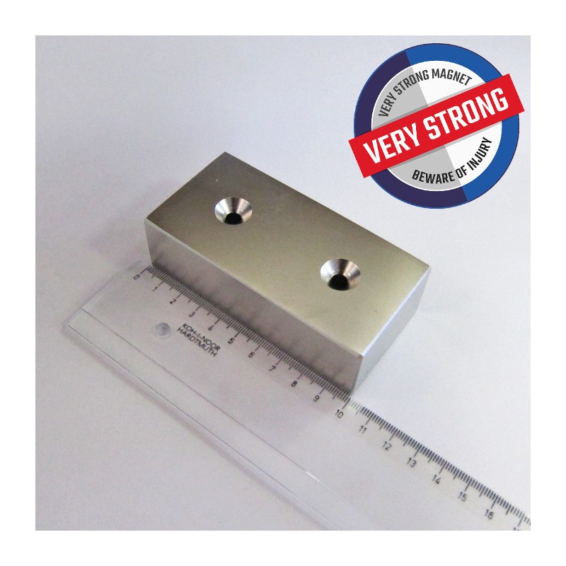 Magnet neodim bloc 100x50x30 N 80 °C, VMM10