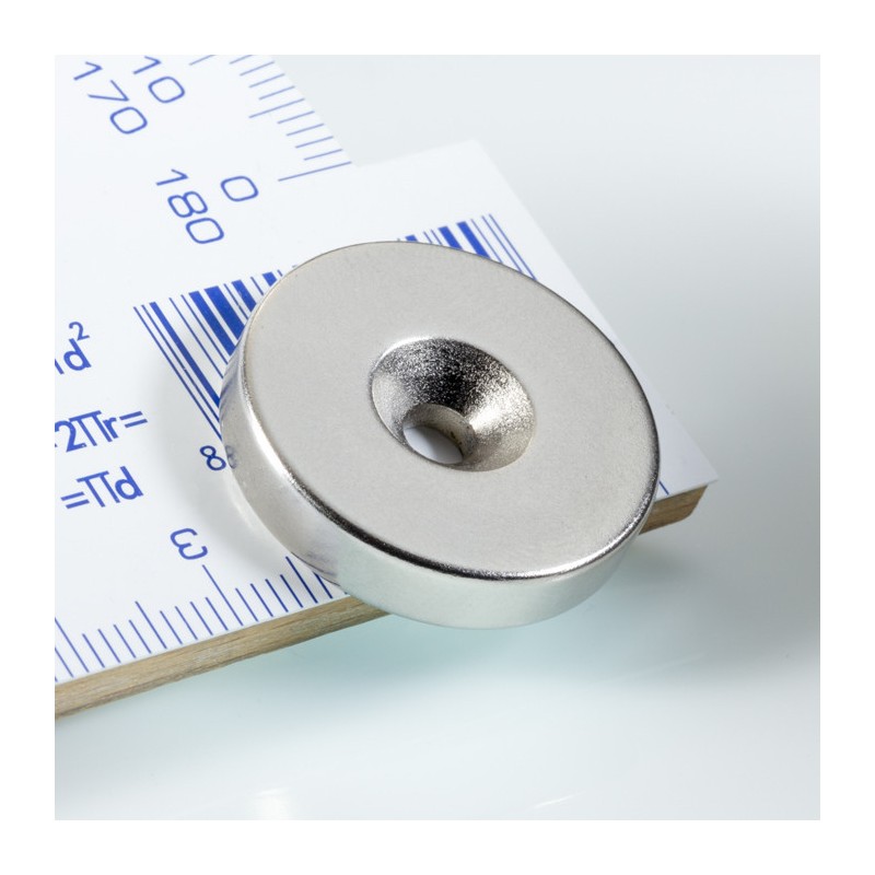 Magnet neodim inel cu diam.25x pr.4,3x5 N 80 °C, VMM5-N38