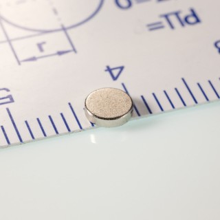 Magnet neodim cilindru cu diam.4x1 N 80 °C, VMM5-N38