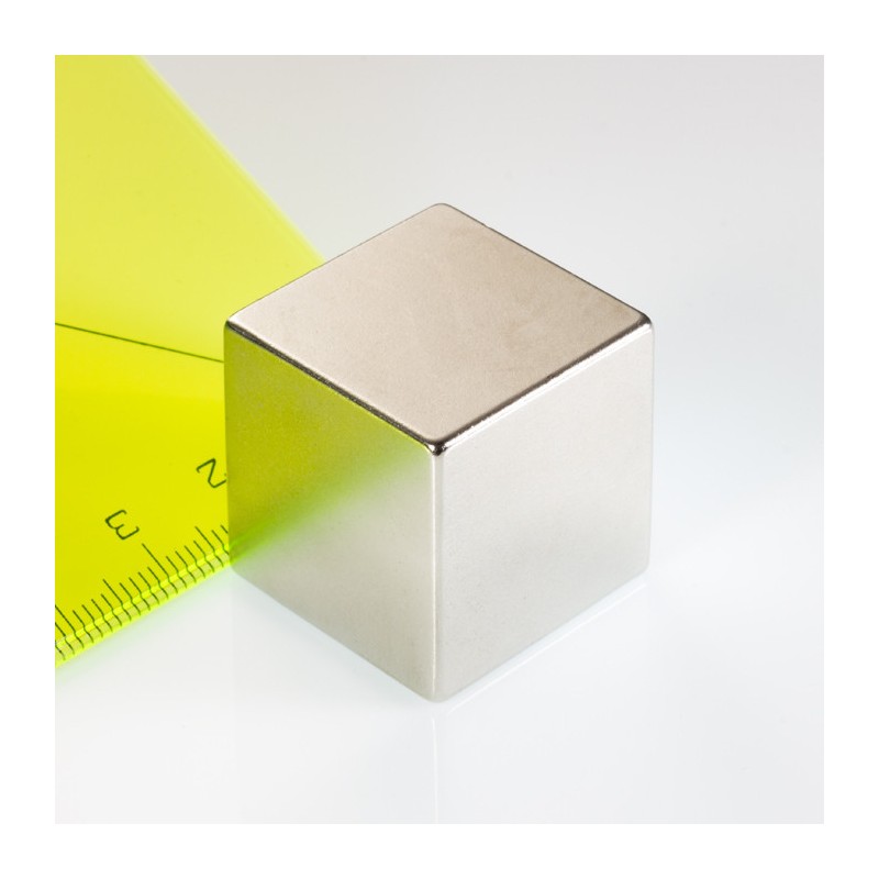 Magnet neodim bloc 25x25x25 N 80 °C, VMM5-N38