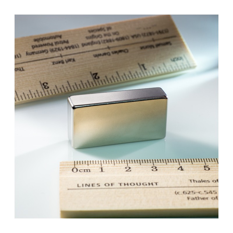 Magnet neodimic 40x20x10 mm, P VMM5EH-200 °C