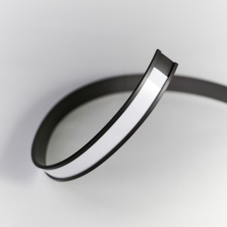 Etichete magnetice latimea 20 mm (profil C + bandă hârtie + folie PVC)