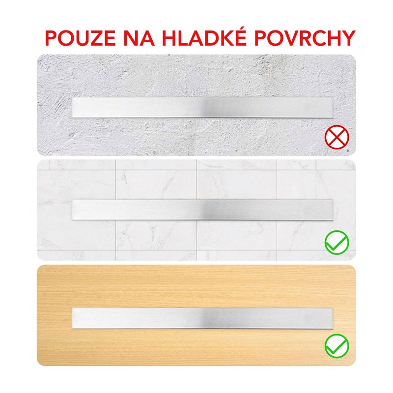 Suport magnetic pentru cuțite și ustensile de bucătărie, lungime 40 cm