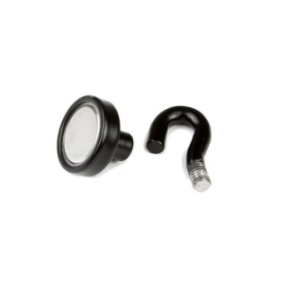 Oală magnetică cu cârlig (cârlig magnetic) diam. 16 N neagră