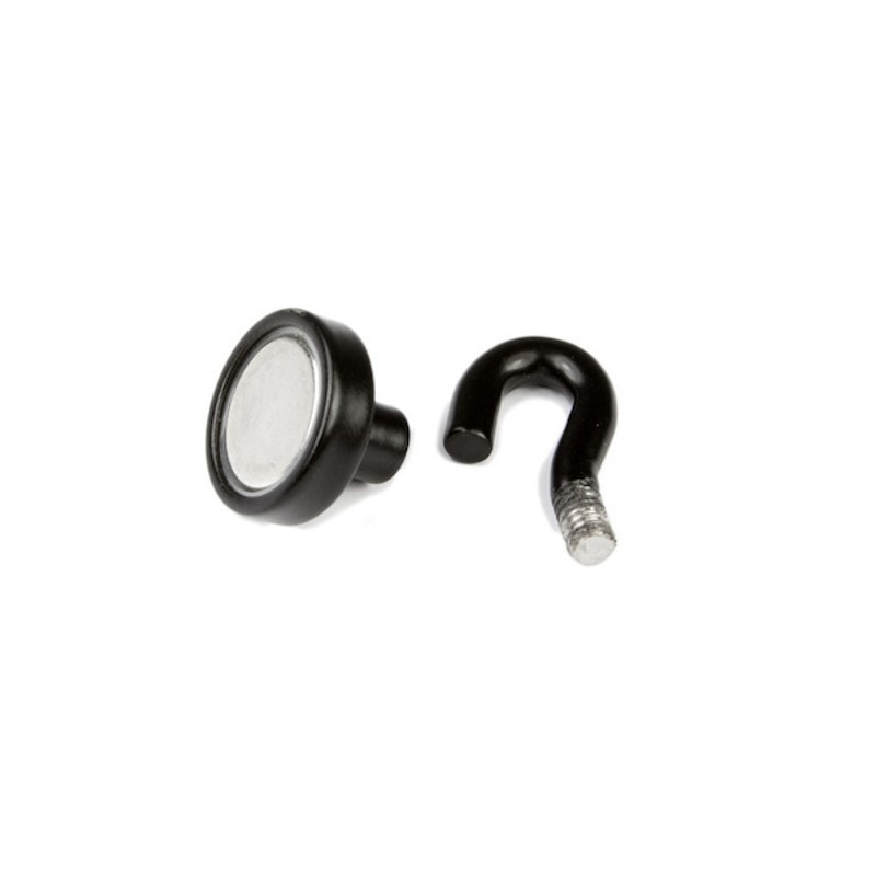 Oală magnetică cu cârlig (cârlig magnetic) diam. 16 N neagră