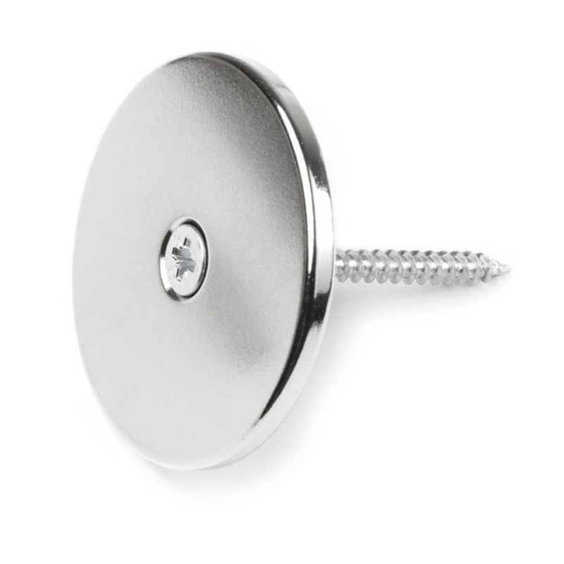 Magnet neodim cilindru cu gaură pentru șurub cu cap înecat diam. 50 x 4 N 80 °C, VMM4-N35